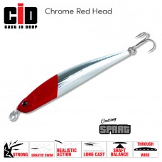 CID Casting Sprat – Chrome Red Head