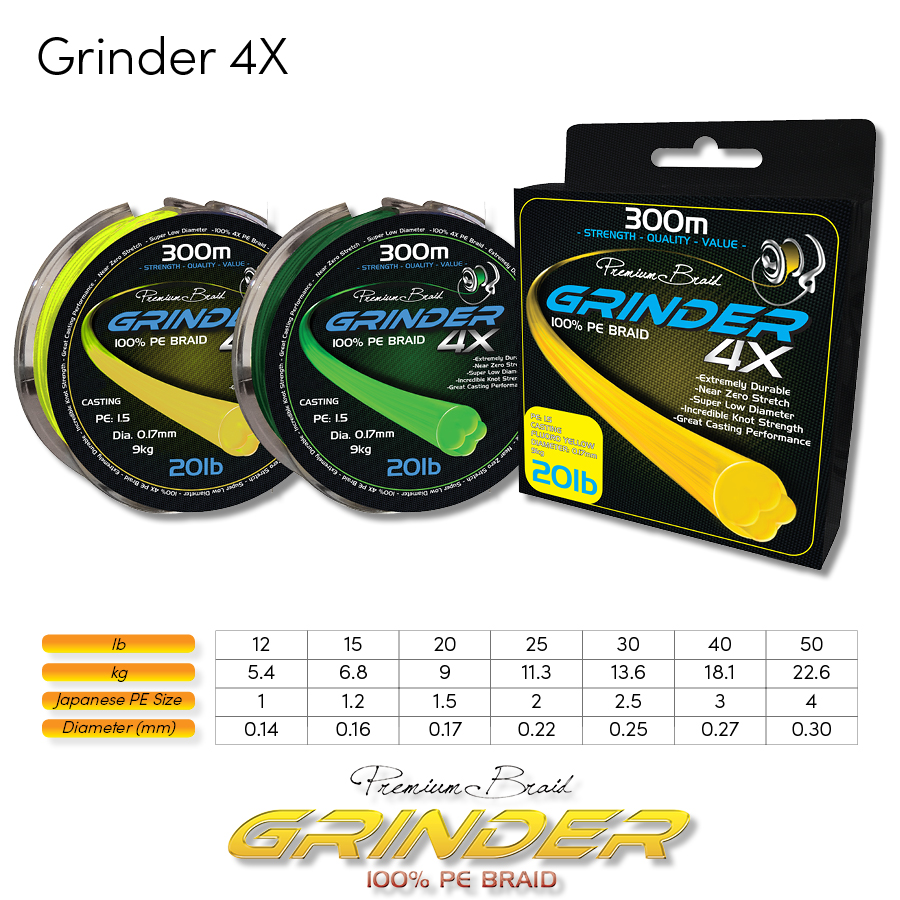 Grinder 4X Braid
