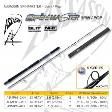 3.Boat, Popping & Jigging -  ASSASSIN SPINMASTER SPIN POP